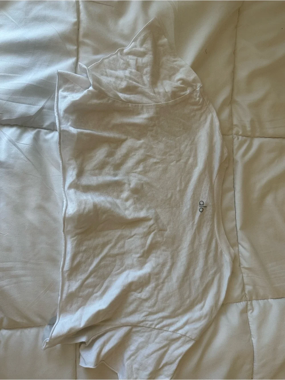 ALO Yoga White crop